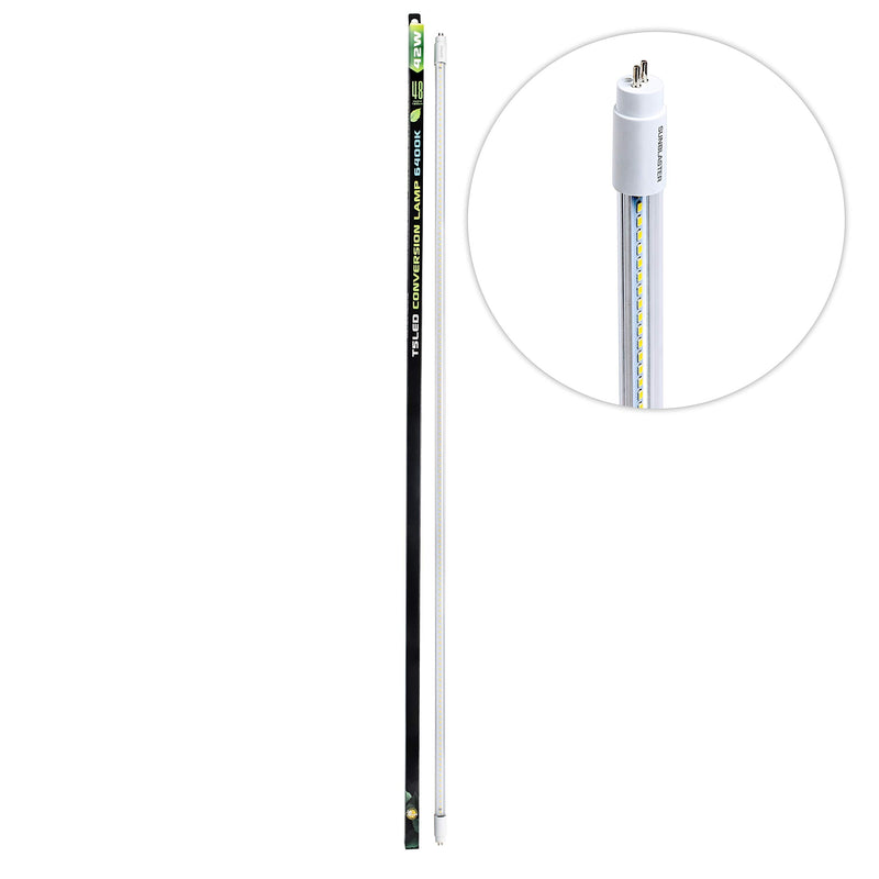 [Australia - AusPower] - SunBlaster SL0900825 48" 42-Watt 6400K T5LED Reduced Power Consumption LED Conversion Lamp Tube for Greenhouse Plant Growth & Horticultural Output 48" 
