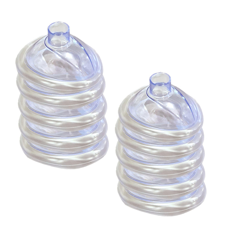 [Australia - AusPower] - WNL Products 5000TMV-CP Adult/Child & Infant CPR Practi-MASK & Valve Combo Pack, 10 CPR Training Masks, 10 Inant CPR Training Masks, and 10 CPR Training Valves Fits All WNL Training Masks 