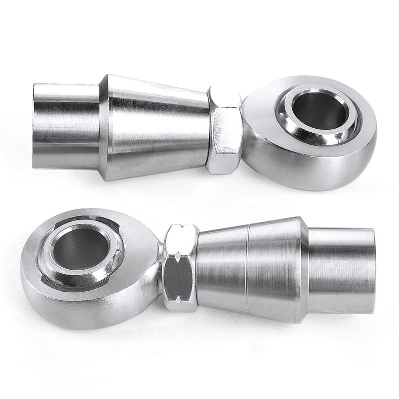 [Australia - AusPower] - 3/8" Heim Joints Rod End Kit,.375" Chromoly Heim Joints Panhard Rod End Kit for Steering,Suspension, Traction Bars, Right&Left Hand Thread with Tube Adapters & Jam Nuts - 1Set 3/8 inch 1 Pair 