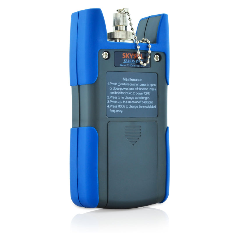 [Australia - AusPower] - 1310nm 1550nm SM Optical Fiber Light Source Tester with SC FC ST LC UPC Adapter (SS103S-11) OLS/1310&1550nm 