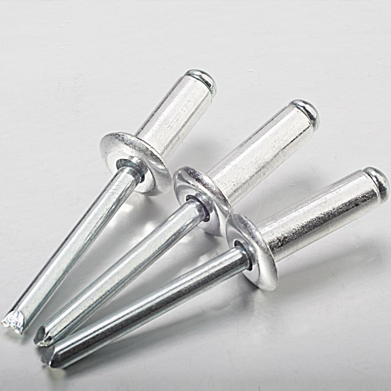 [Australia - AusPower] - Linkup 170pcs pack 4mm x 20mm Pop blind Rivets, 4mm x 20mm pop rivets,Aluminum Body Steel Mandrel Rivets (Sliver),Dome Head aluminum rivets 5/32'' x 0.78''(4mm x 20mm) Silver 