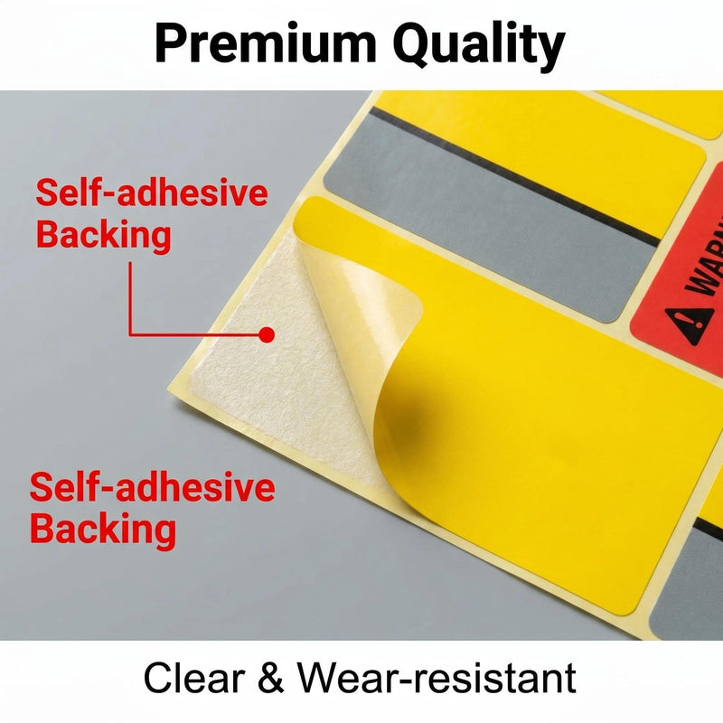 Premium Durable Circuit Breaker Labels, 129 Waterproof Fuse Box Stickers, Easy to Read and Install