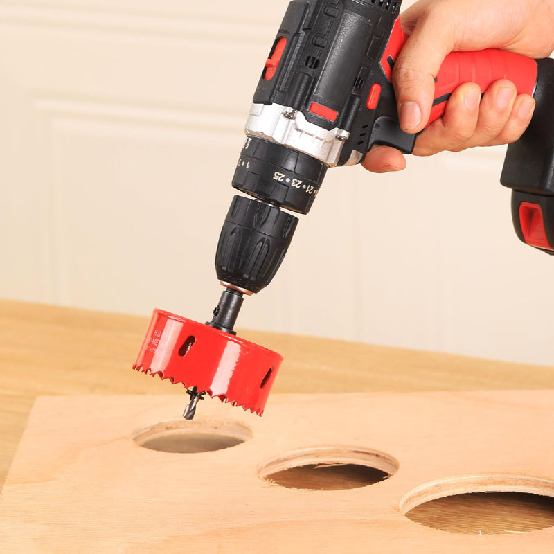 [Australia - AusPower] - GARHWAL 3 in. Bi-Metal Hole Saw Drill Bit - General Purpose Saw for Wood, Plywood, Cornhole, Ceiling, and Drywall - Includes Arbor & Pilot Bit 3"(76mm) 