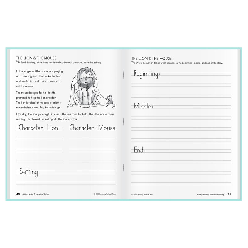 [Australia - AusPower] - Learning Without Tears Building Writers Student Edition, Age 7+, 2nd Grade+, Handwriting Without Tears, Narrative, Information, Opinion, Fluency, School & Home, Tutor, Sensory & Motor Skills, Sensory 