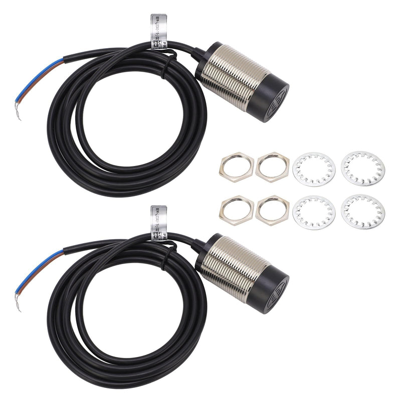 [Australia - AusPower] - Proximity Switch, 30mm Diameter 2 Set Proximity Switch Inductive AC NC Normally Closed 2 Wire Cylinder Sensor Anti Interference LED, Inductive body sensor inductor switch inductive switch 