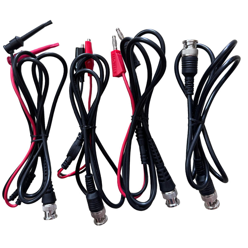 [Australia - AusPower] - Universal Oscilloscope Probe Kit, 100MHz Oscilloscope Clip Probes with Accessories Kit, 6PCS Test Lead Kit 