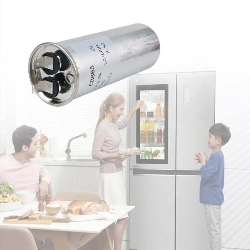 EAE32501017 Refrigerator Start Relay/Run Capacitor Replacement – Compressor Start Assembly – Compatible with LG 20μF 450VAC, 50/60Hz Capacitor 1 Set