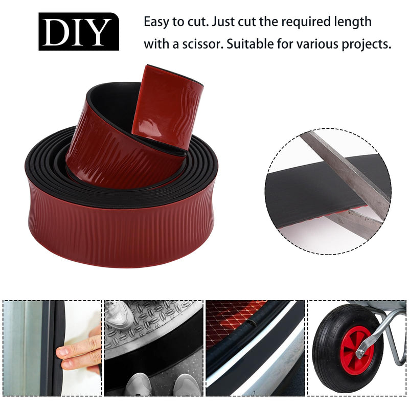Neoprene Rubber Strips Self Adhesive Solid Rubber Sheets Rolls Strips for DIY Crafts Projects Insulation Cushion Gaskets Padding Sealing Warehouse Flooring Protection Black 1" Wide x 1/8" Thick x 120" Long