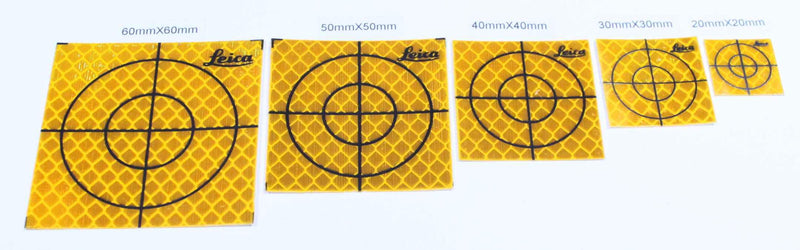Reflective Tape Survey Targets (Yellow, 20pcs 30X30mm)