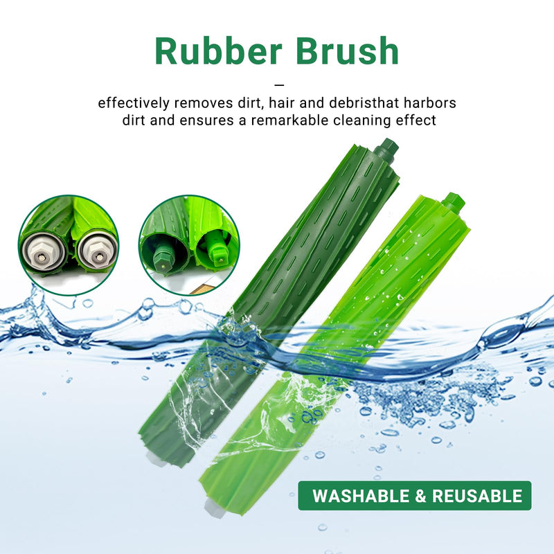 Replacement Parts Accessories kit for IRobot Roomba Max 705 Vac Plus 504 Vac Vacuum Cleaner, 2 Roller Brush 6 Dust Bag 8 HEPA Filter 8 Side Brush 1 Cleaning Tool 705 Vac Plus 504 Vac parts