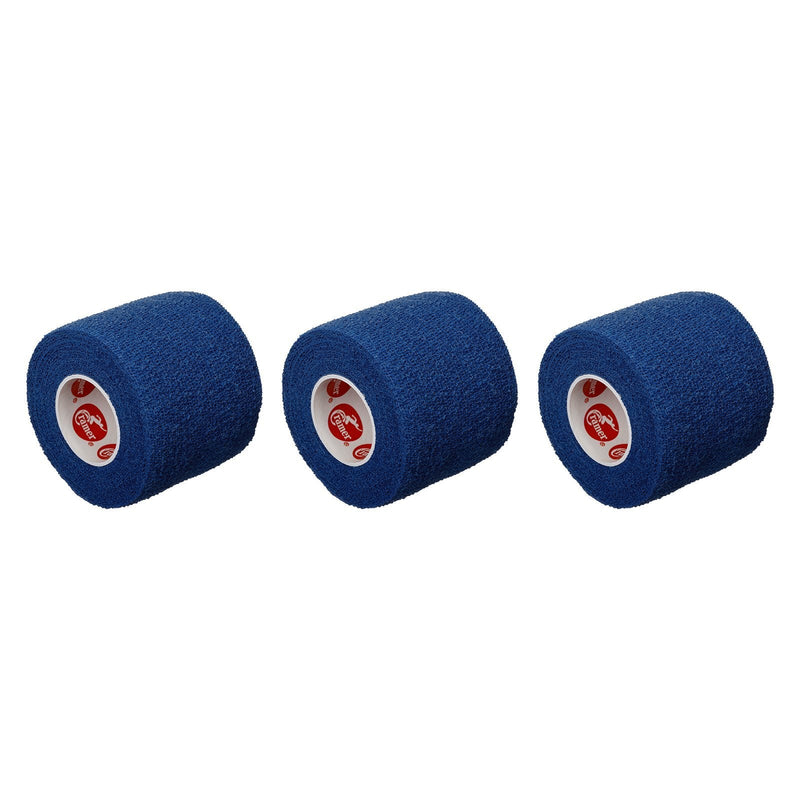 [Australia - AusPower] - Cramer Eco-Flex Self-Stick Stretch Tape, Cohesive Tape, Flexible Elastic Sports Tape, Athletic Training Room Supplies, Easy Tear & Self-Adherent Bandage Wrap, Single 5 Yard Roll, Blue 2" x 5 yds 