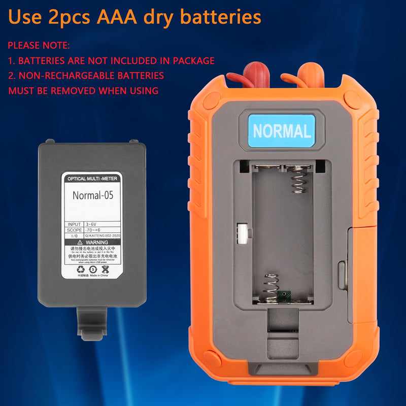 [Australia - AusPower] - SinLoon Fiber Optic Power Meter, Fiber Optic Tester, Portable Network Cable Tester, FC/SC/ST, Universal Interface, Fiber Optic Tester, 2MW, Visual Fault Location, LED Lighting, OPM/VFL 