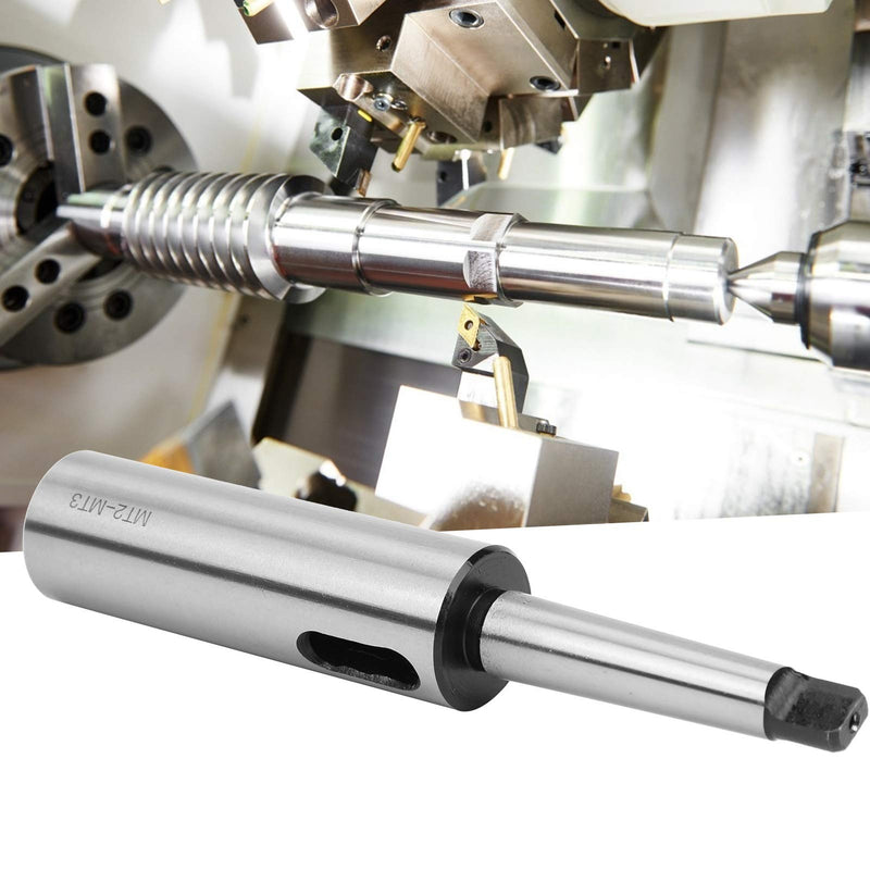 [Australia - AusPower] - MT2 to MT3 Taper Drill Sleeve Adapter, Mk2 Mk3 Adapter Fast Steel Reducing Adapter for Lathe Milling MT2 to MT3 for Tapered Shank Drill Bit with Shank 