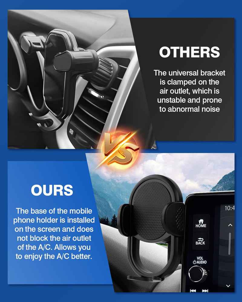 [Australia - AusPower] - Autorder Custom Fit for Car Phone Holder Honda Pilot 2023-2025 2026 Accessories Phone Mount 9-Inch Screen Cell Phone Automobile Cradles Hands-Free 360 Degree Rotation 23+ Pilot 7/9-inch 