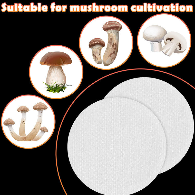 [Australia - AusPower] - Synthetic Filter Paper Stickers 0.3 ?m Filter Disc Wide Mouth Filter Paper Stickers Disc Adhesive Filter Patch Sticker for Mushroom Cultivation Wide Mouth Jar Lids Mason Jars, 68 mm(20 Pieces) 20 