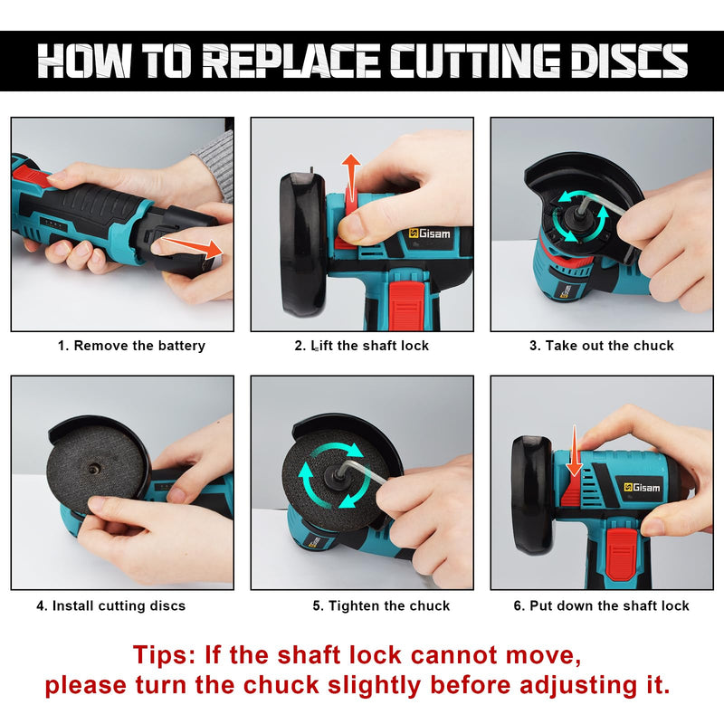 [Australia - AusPower] - Gisam 75 mm Professional Cutting Discs & Flap Discs, Bore Diameter 10 mm, Accessory Set for Diameter 76 mm Mini Battery Angle Grinder (1-75 mm, 21 Pieces) 1-75 mm, 21 pieces 