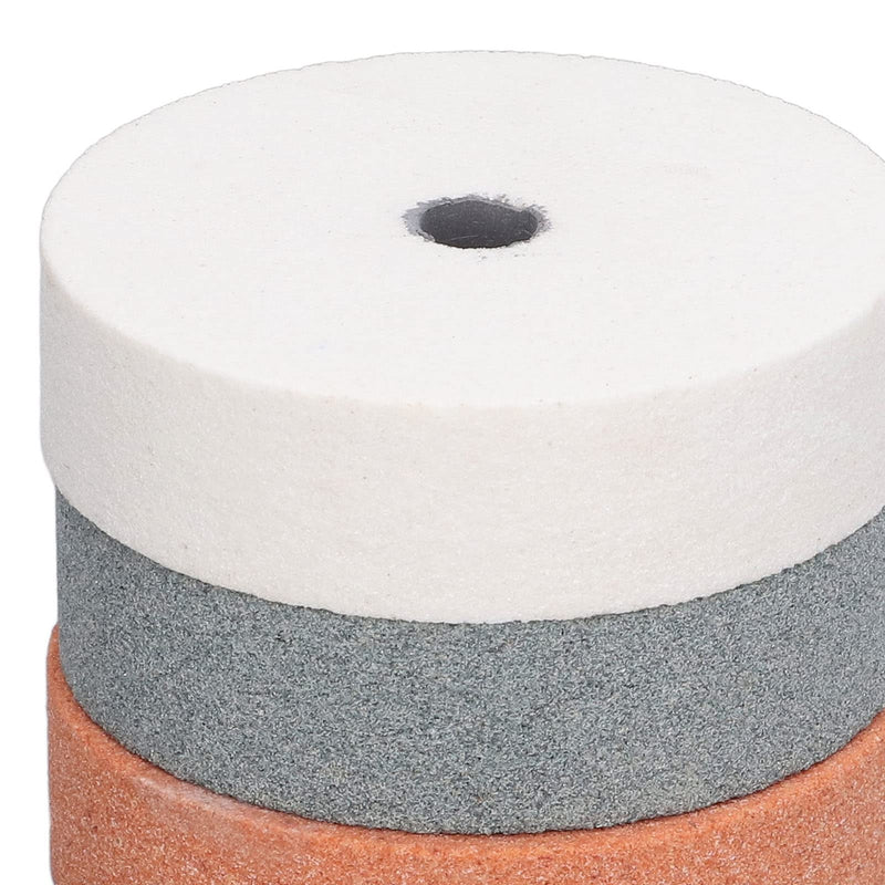 [Australia - AusPower] - 3pcs Bench Grinding Wheel Silicon Carbide Grinding Stone Base Grinding Wheel for Metal Ceramic Wood 