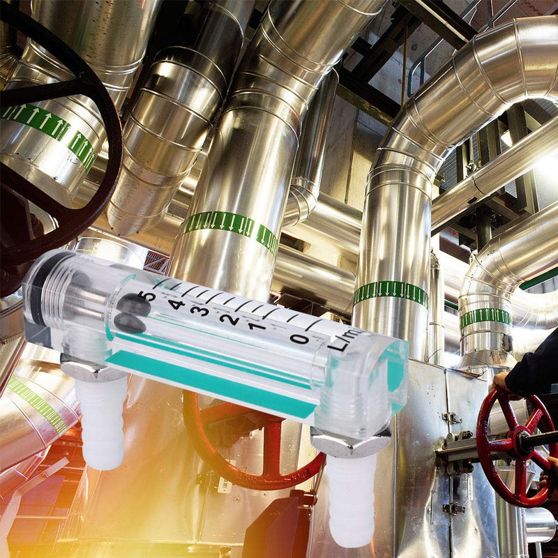 [Australia - AusPower] - ViaGasaFamido Gas Flowmeter 1~5LPM Oxygen Carbon Dioxide Measurement Flow Meter Air Flow Meter Air Oxygen Flow Meter Manual Valve Tools for Industry 
