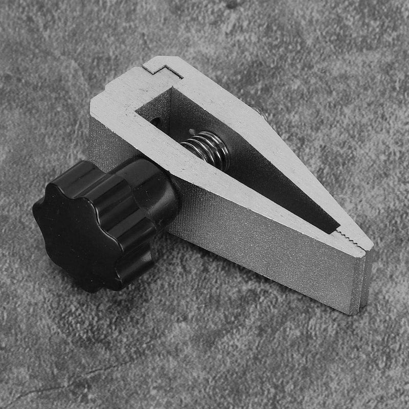 [Australia - AusPower] - Stainless Steel Push Pull Force Fixture 500N Tensile Tester Fixture Jaw Thrust Tension Meter Clamp With Anti Slip Knob For Testing Destructive Rubber Cables Paper 