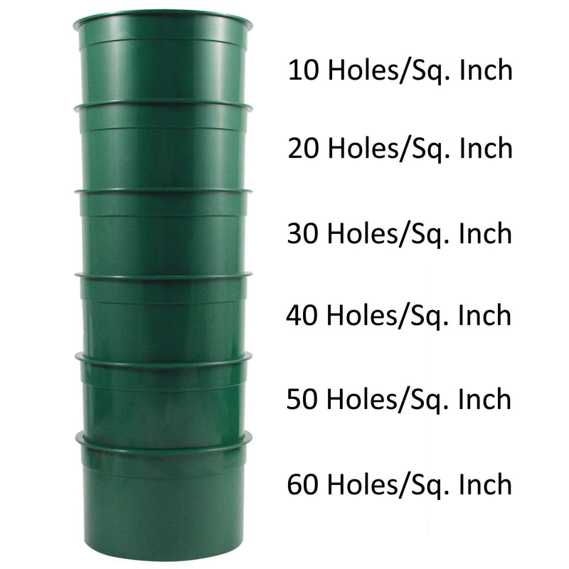ASR Outdoor 6pc Gold Panning Mineral Sifting Prospect Pan Classifier Sieve Set (6) Piece Set