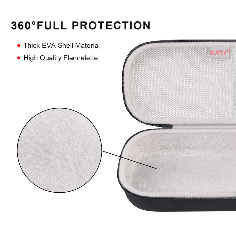 [Australia - AusPower] - BOVKE Black Stethoscope Case with 12Pcs Nurse Supplies Kit 