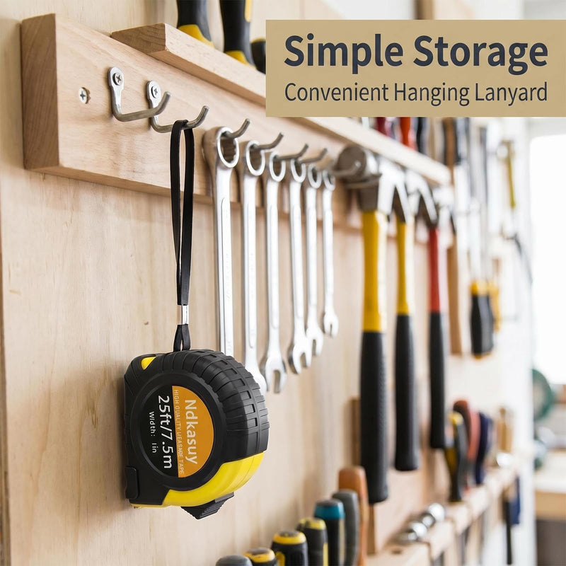 Tape Measure 25-Ft 12 Pack Set, Metric & Imperial Dual Markings