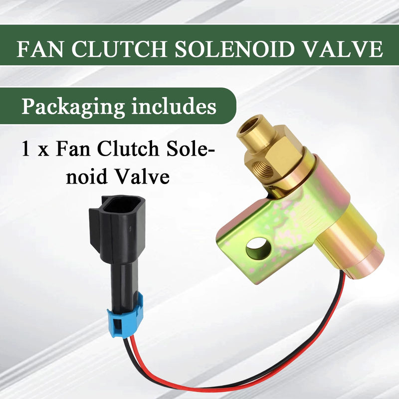 [Australia - AusPower] - Fan Clutch Solenoid Valve Fit for Horton Bendix Kysor Borg Warner Systems Replace for 10560814501 F224903 500827 