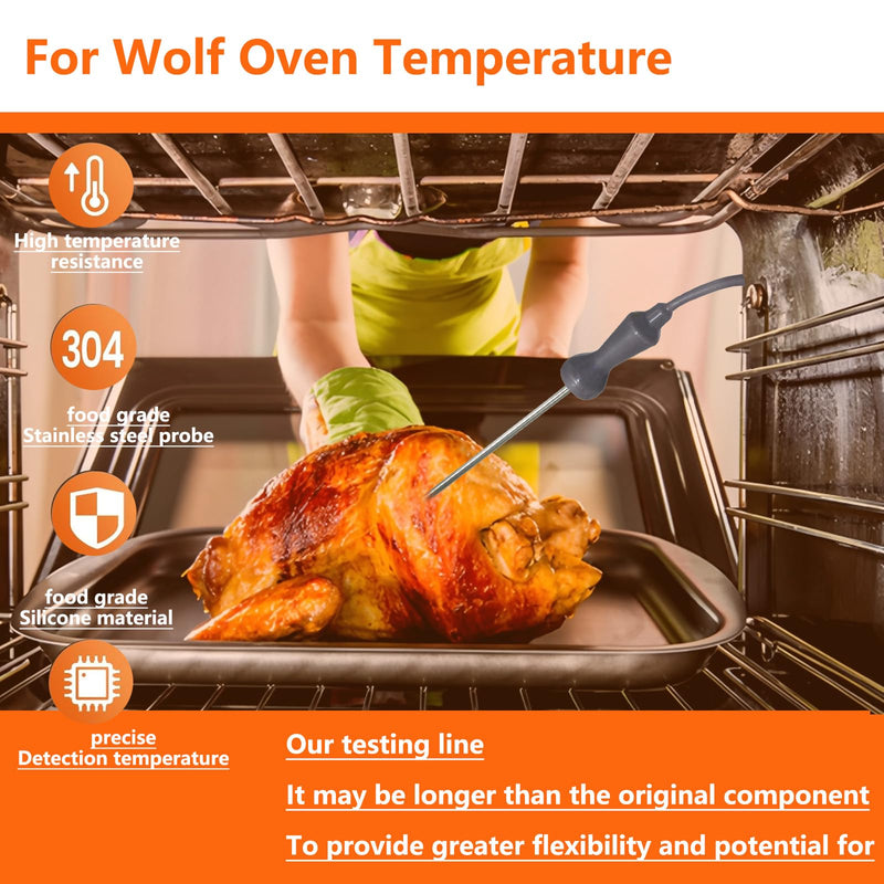 [Australia - AusPower] - for Wolf Oven Meat Probe 00492332 Compatible Models 00755060 492332 AP3775647 AP3194240 