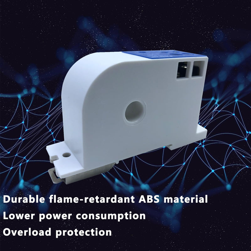 [Australia - AusPower] - Current Sensing Switch, Normally Open AC Sensor 0.2-50A Detectable, High Precision Monitoring Relay（F006） F006 