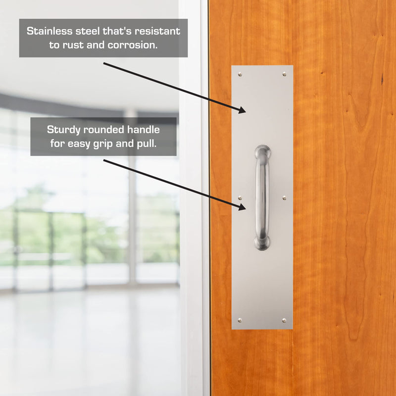 [Australia - AusPower] - PULL PLATE ALUMINUM 15"L Aluminum Finish 