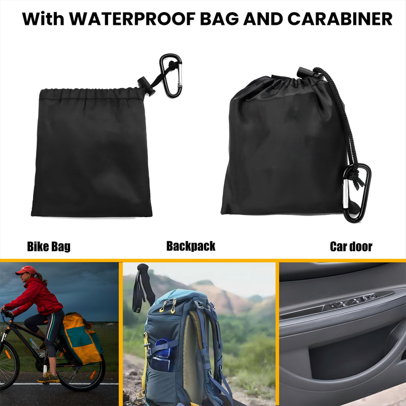 Besudo Handlebar Cover Ebike Transport Protection - 2 Packs - Handlebar Protective Cover Handlebar Hood Handlebar Cover for Bicycle - Bicycle Cover for Rear Rack Handlebar Rain Protection