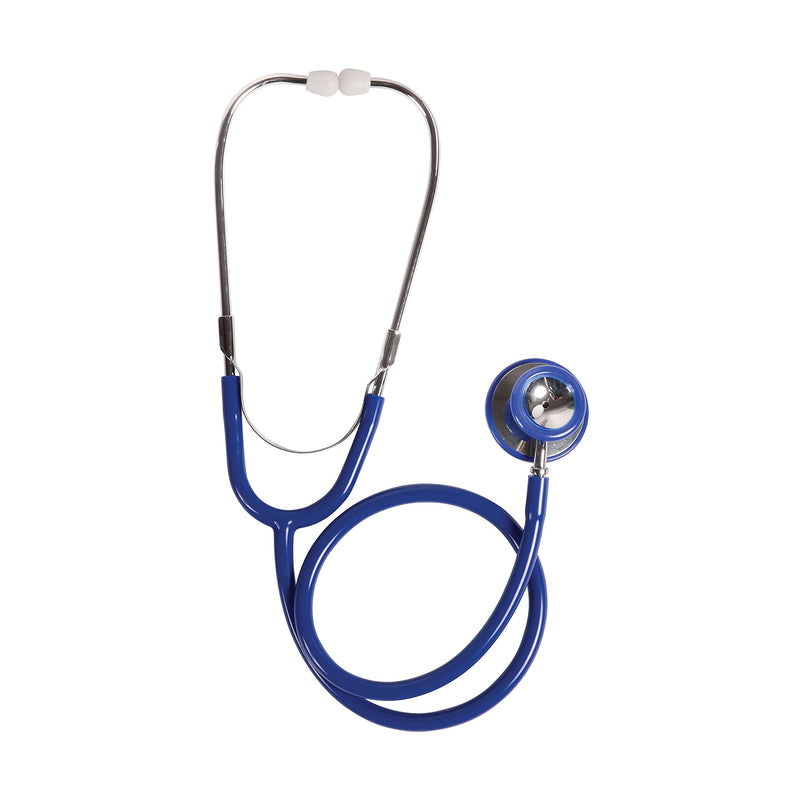 [Australia - AusPower] - MABIS Stethoscope, Lightweight, Adult, Dual Head for Intake and General Examination with Large Diaphragm for High Frequencies or the Bell for Low Frequencies, 22 Inch Y Tubing, Blue 