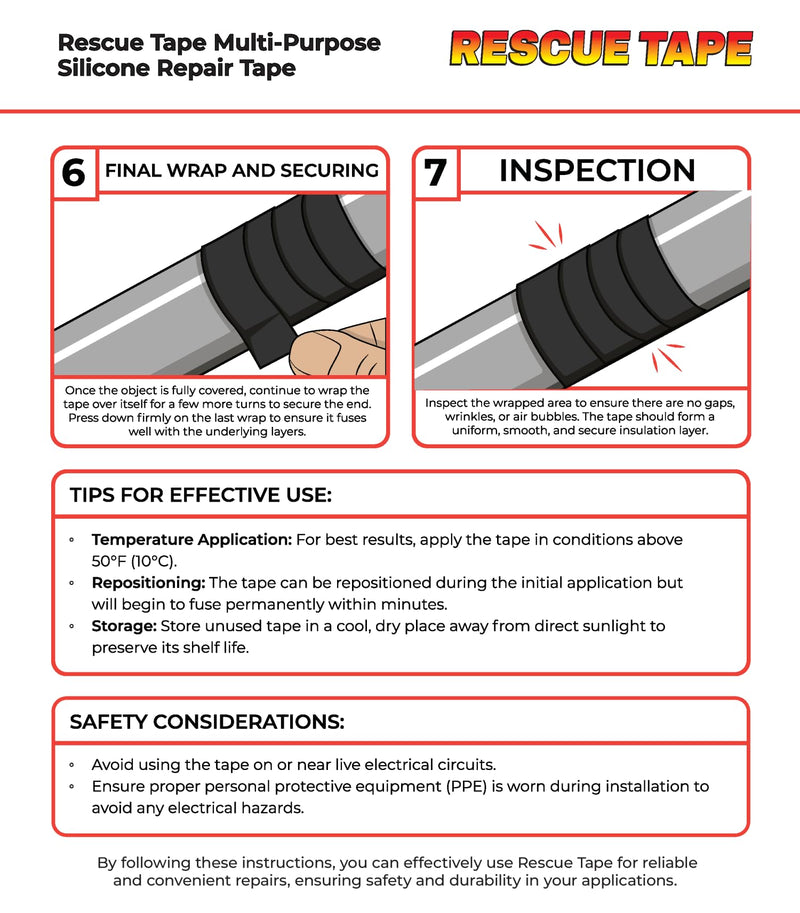 Bond It Rescue Tape, Self-Fusing Silicone Tape, Emergency Plumbing Pipe & Radiator Hose Repair, Electrical Insulation, Waterproof, 950PSI, 1" Width x 36' Length x 0.02" Thick, Clear White 1" x 36' x 20mil