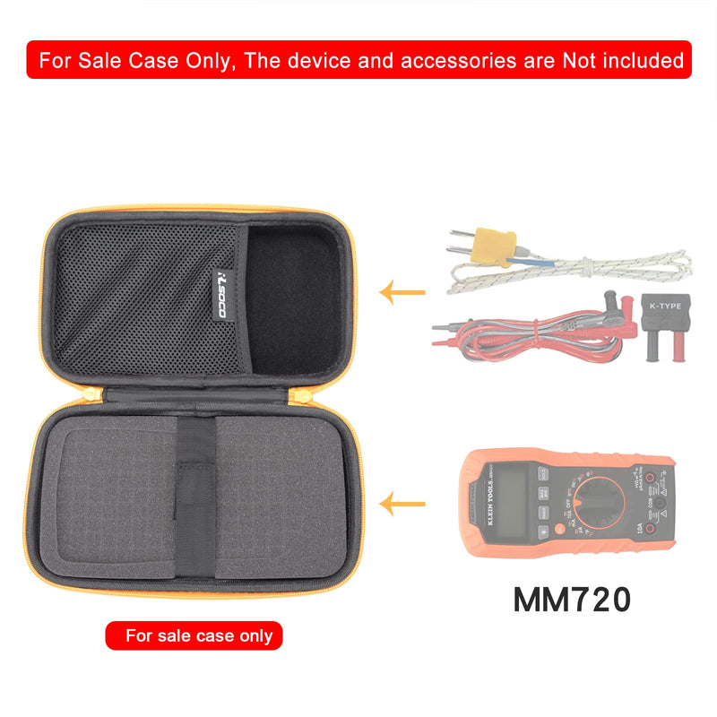 [Australia - AusPower] - RLSOCO Hard Case for Klein Tools MM720 Digital Multimeter Voltage Tester (Case Only) 