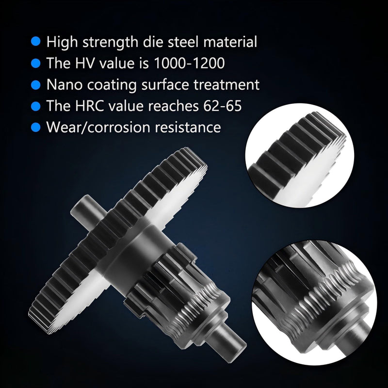 Upgrated AD5M Extruder Gear Kit for Adventurer 5M/5M Pro, Precision Molded Steel Gear, Compatible with Flashforge Adventurer 5M Nozzle, Hotend, Heatblock Accessories & 3D Printer Parts