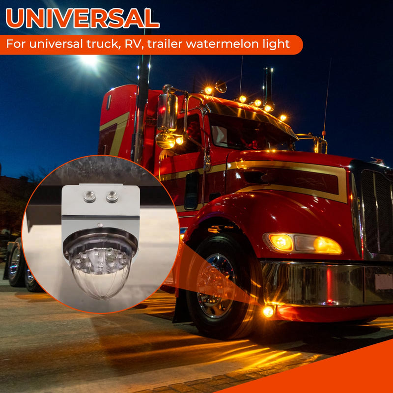 [Australia - AusPower] - Alpha Rider Watermelon Frame Bracket Angled Mount Billet Aluminum Clamp with Hardware，Watermelon Under Glow Frame Bracket For Universal Truck RV 1pcs 1 