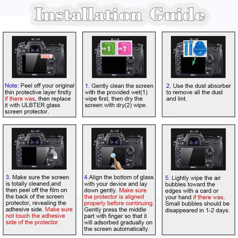 [Australia - AusPower] - GR III Screen Protector for Ricoh GR III Digital Camera,ULBTER 0.3mm Ultra-Clear 9H Hardness Tempered Glass Flim Edge to Edge Protection, Anti-Scrach Anti-Fingerprint Anti-Bubble Anti-Water [3 Pieces] 