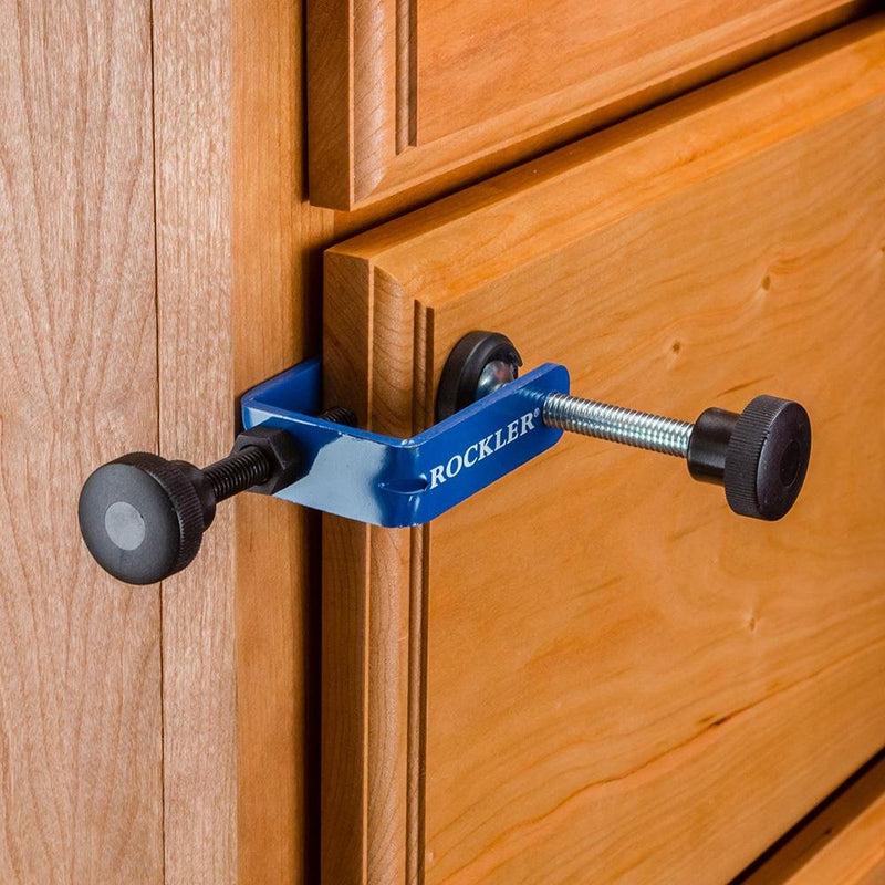 [Australia - AusPower] - Rockler Cabinet Drawer Installation Clamps – Right, Left-Side Drawer, Cabinet Installation Tools – Steel, Plastic Drawer Front Clamps - Front Drawer Woodworking Clamps for Easy, Fast Installation 