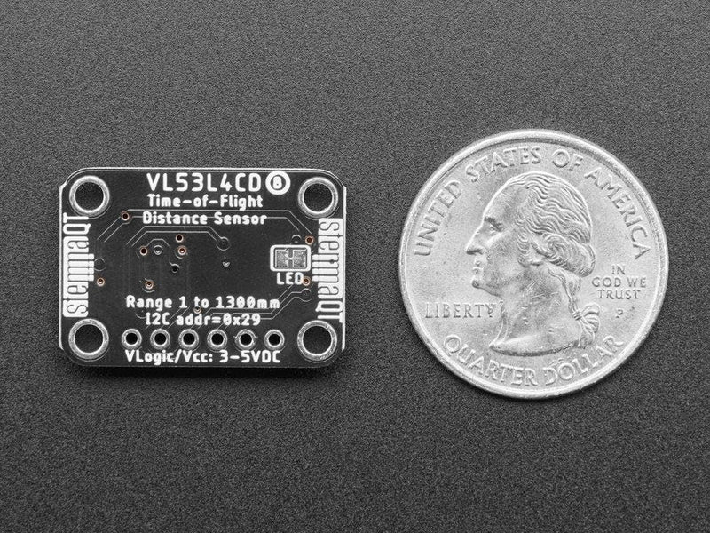 Adafruit VL53L4CD Time of Flight Distance Sensor, 1-1300 mm