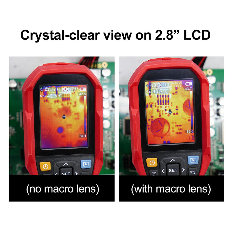 [Australia - AusPower] - Macro Lens for UNI-T UTi260b Thermal Imaging Camera, UNI-T Thermal Camera Macro Lens UT-Z002 for UTi260B / UTi260A / UTi120B / UTi165B 