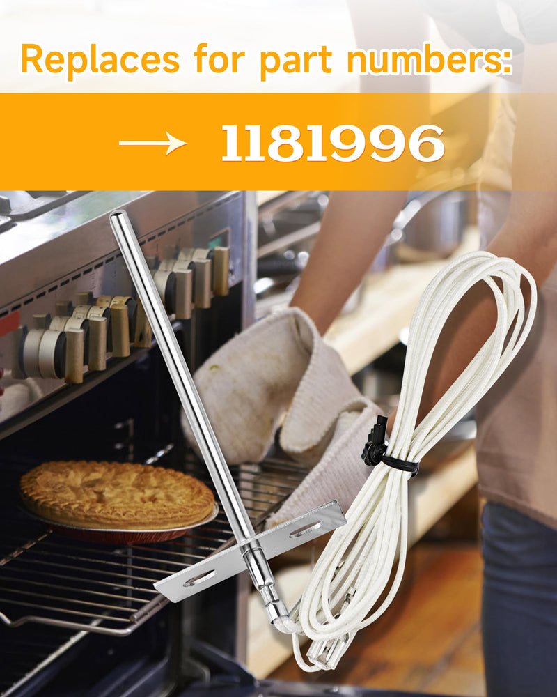 [Australia - AusPower] - Oven Thermostat Probe Replace for 1181996, Thermostat Probe Assembly Compatible with B-Series, BGS/12SC, BGS/22SC etc 