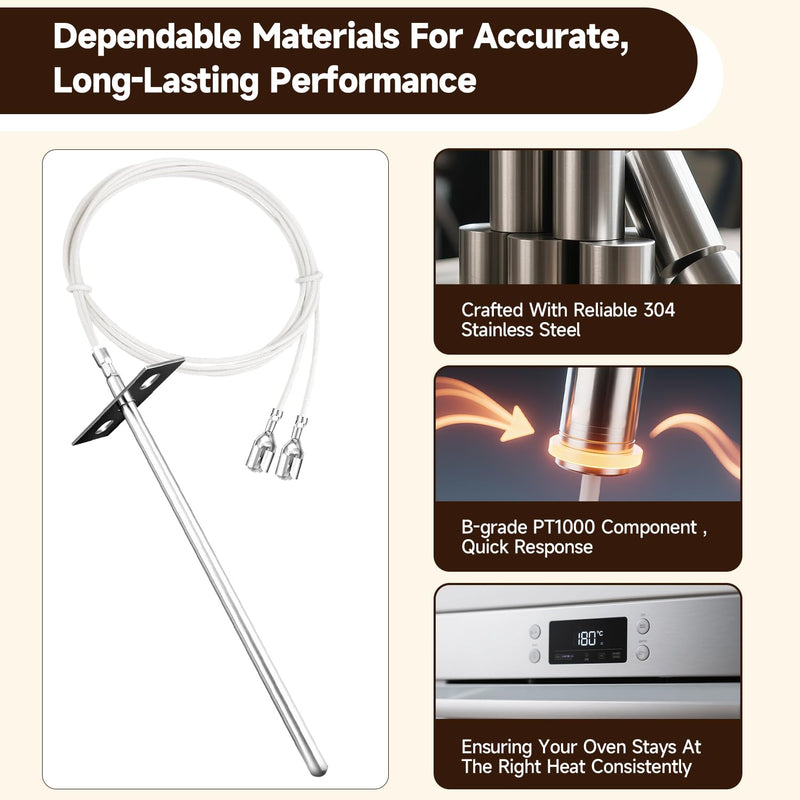 [Australia - AusPower] - Thermostat Probe Compatible with Southbend B-Series BGS/12SC CG90-1 Range Oven Thermostat Replace#: 1181996 