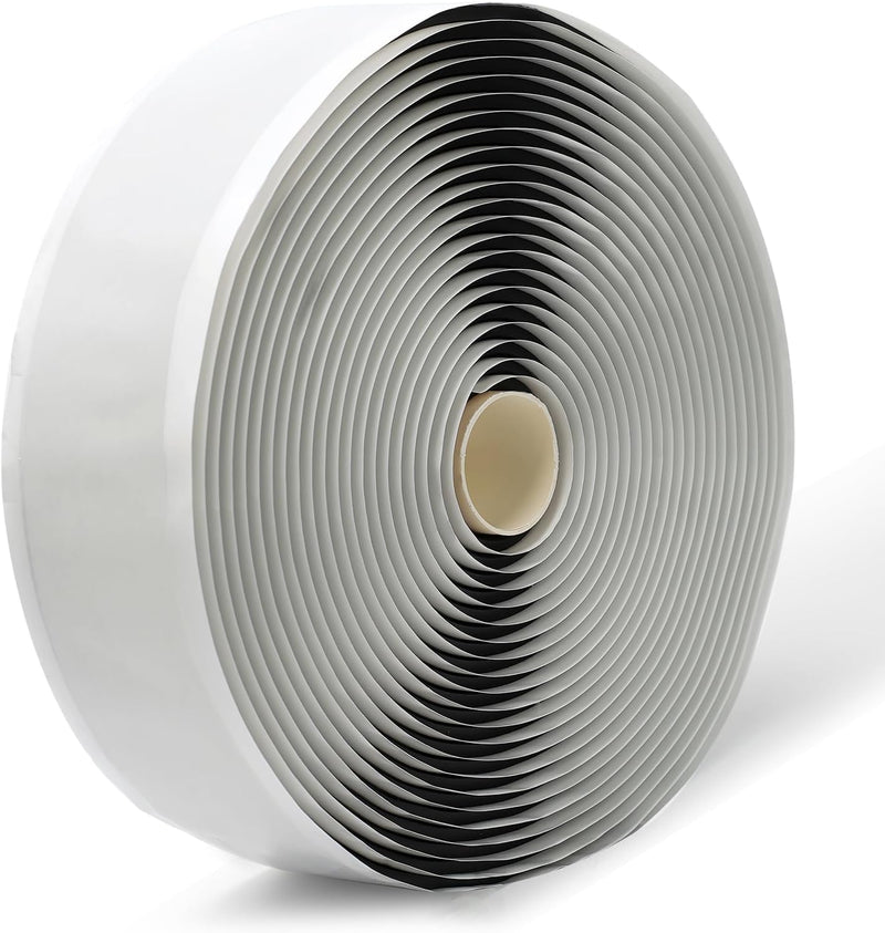 LLPT Butyl Tape Black 2 Inch x 16.5 Feet 5mm Thickness Water Tight Seal for Leak Proof EPDM RV Repair Window Glass Boat Sealing Roof Pipe Patching(BST5105) 2" x 16.5 Ft