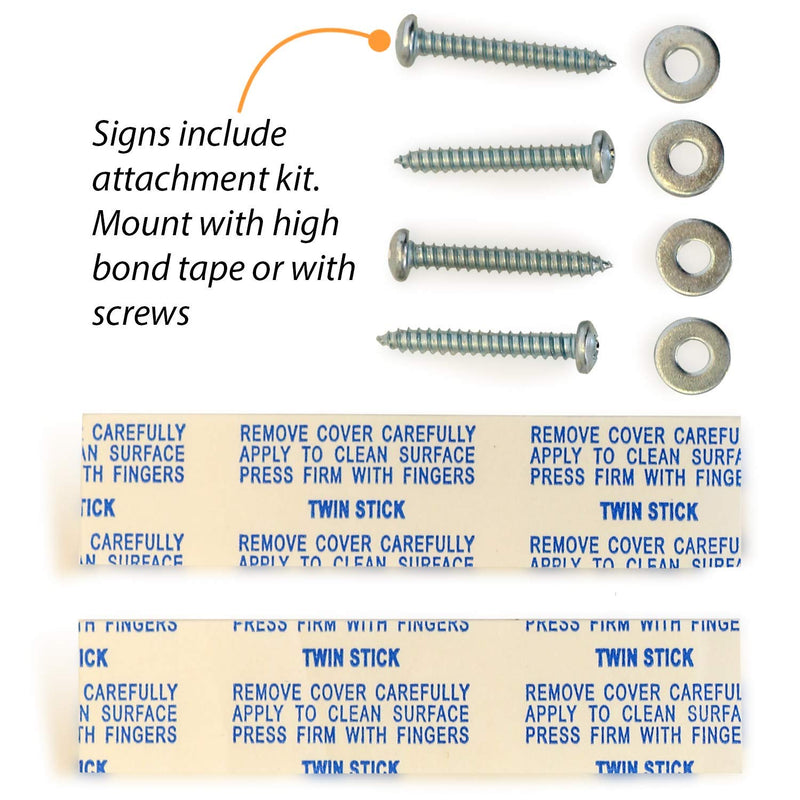 [Australia - AusPower] - SmartSign "AED" Projecting Sign | 5" x 6" Acrylic 5" x 6" 