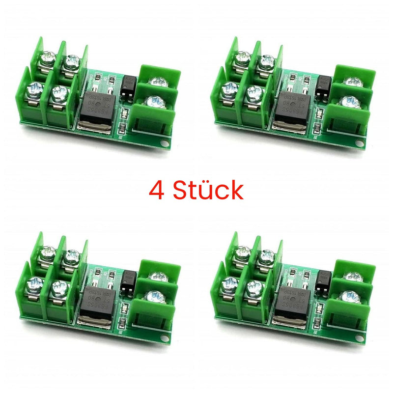 JZK 4pcs F5305S Electronic Switch Control Board Input 3V-24V Output 5V-36V Pulse Trigger Switch Module DC Control MOSFETs Optocoupler