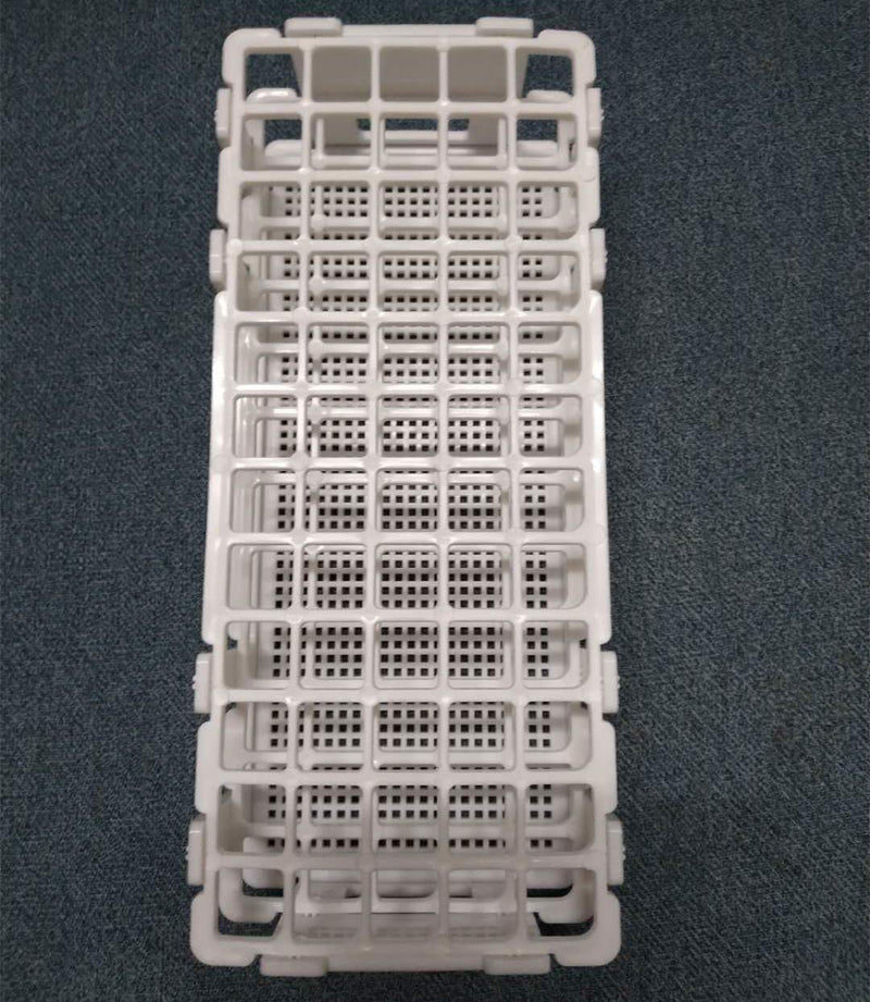 [Australia - AusPower] - 3 Packs Plastic Test Tube Rack, 60 Holes Lab Test Tube Rack Holder for 16mm Test Tubes, White, Detachable (60 Holes) 