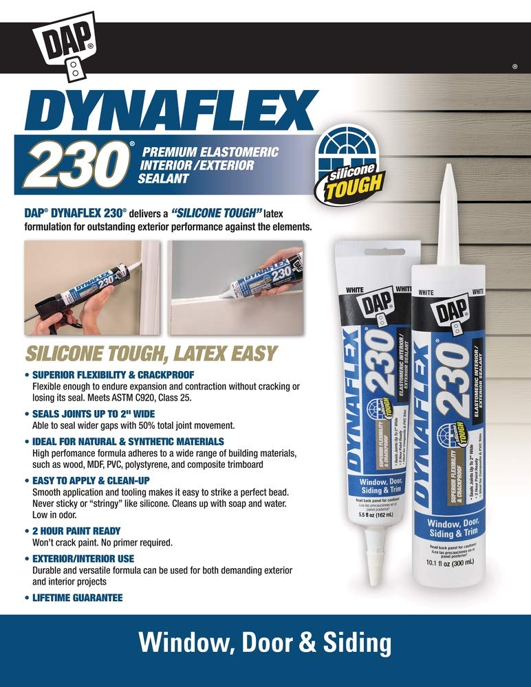 [Australia - AusPower] - Dap 18286 Dynaflex 230 Sealant 10.1-Ounce, Aluminum/Grey 