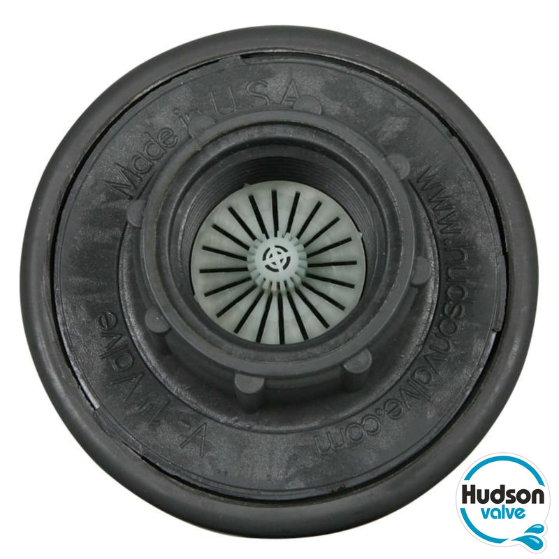 Hudson Valve V Hudson Tank Valve for Livestock - 718H, nylon resin, Black