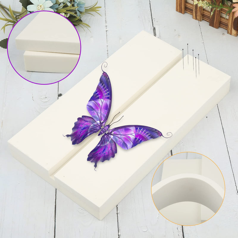 [Australia - AusPower] - Adjustable Labs Insect Pinning Spreading Board with Wings Pressing Paper, 11.8' * 6.7' * 1.3’ EVA Foam, Bug Boards Butterfly Mounting Specimen Spreading Wings Board for Science Education Plane Style 