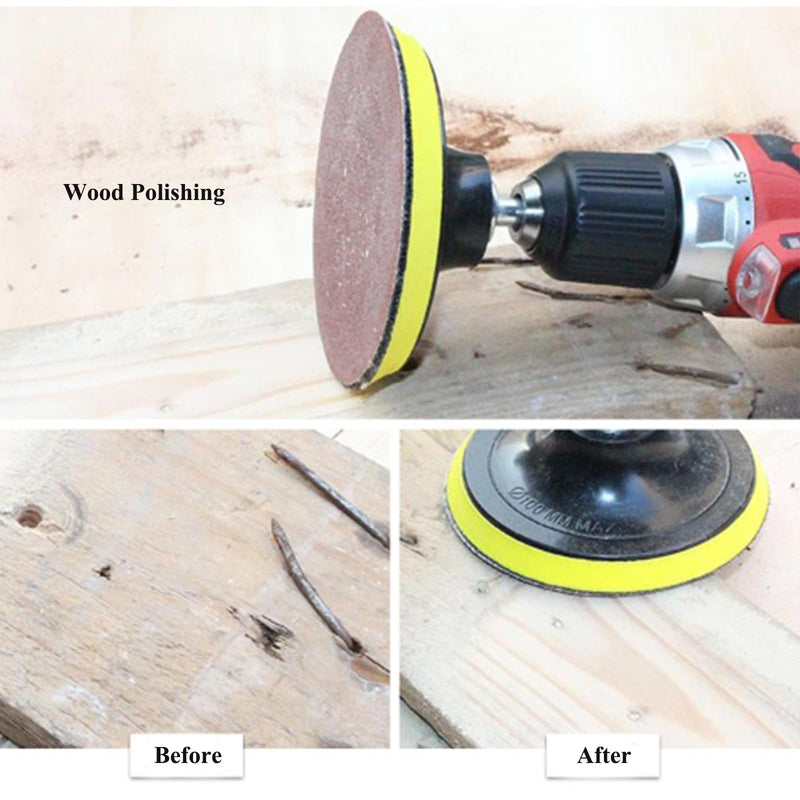 [Australia - AusPower] - HOTCKB 60 x Sandpaper 75 mm Velcro without Hole Sanding Sheet Diameter 75 Velcro Sandpaper Grit 40 P40 